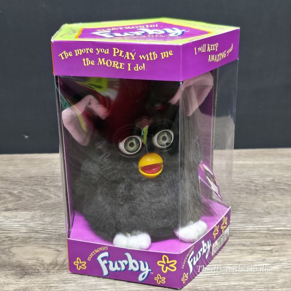 Vintage 1998 Tiger Furby - 70-800 - Electronic Interactive Toy - Sealed